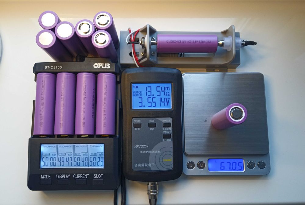 Аккумуляторы Li-ion новые 14500, 18650, 21700