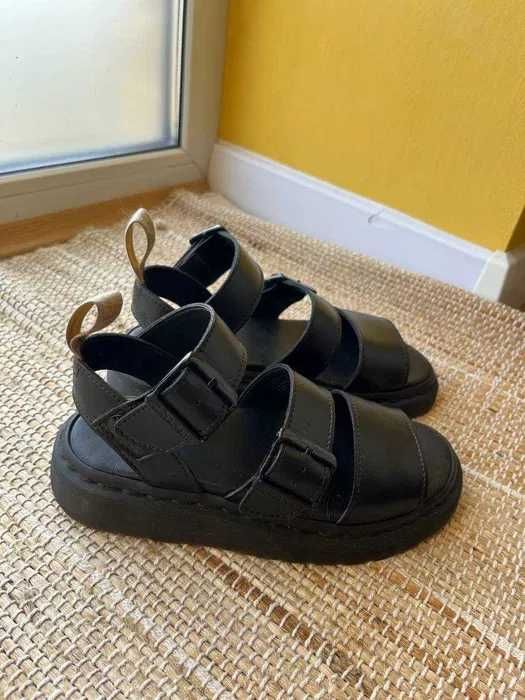 Сандалії босоніжки жіночі dr. martens gryphon vegan black 36 розмір