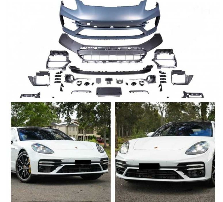 Передний бампер Porsche Panamera 971 Turbo S 2018+ РАЗБОРКА ОБВЕС