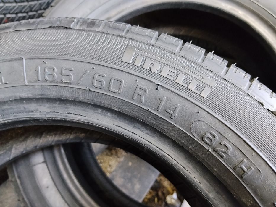 Pirelli 185 60 r14 2шт шини ланос літні б'у гума резина з Європи