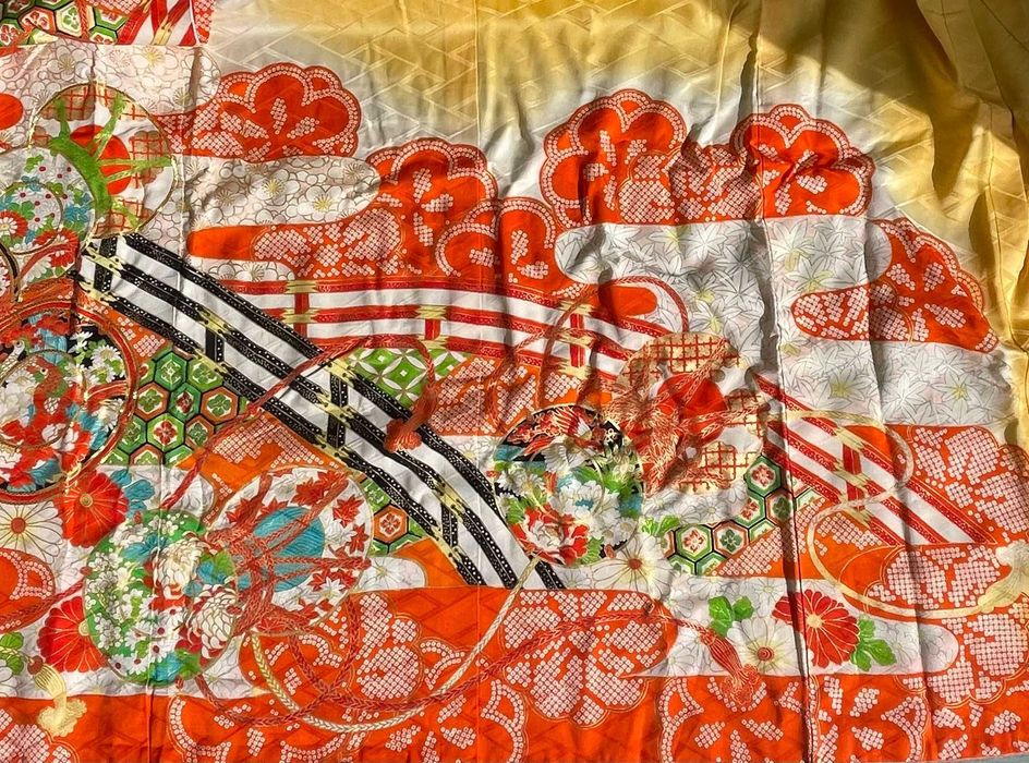 Kimono japonês original infantil/teen – feito à mão + cinto