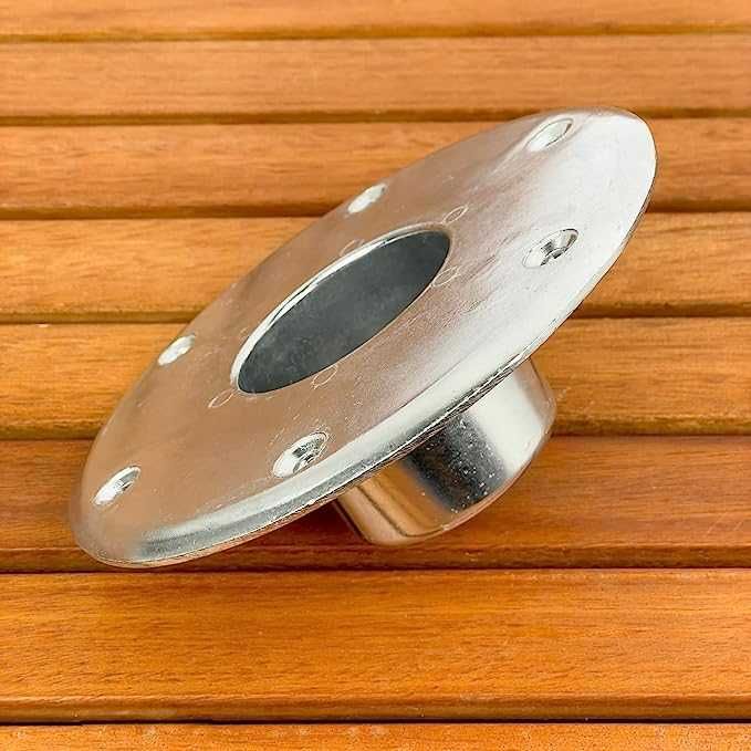 Kit Pé de mesa em aço cromado Carbest (Autocaravana / Campervan)