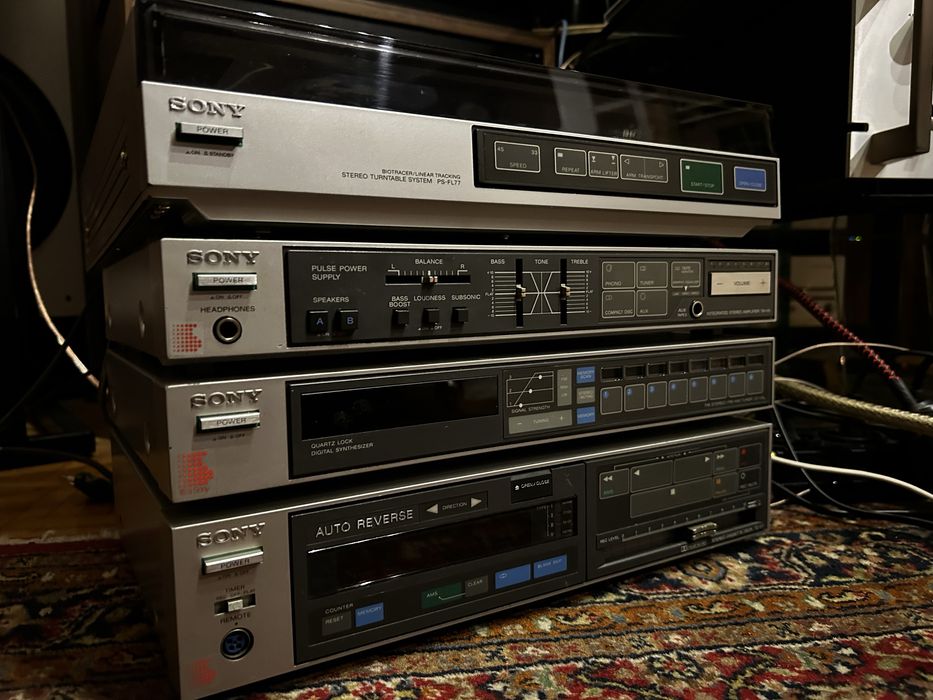 Wieża sony tc -v 7 , st-v5l, ta v5 , ps fl 77