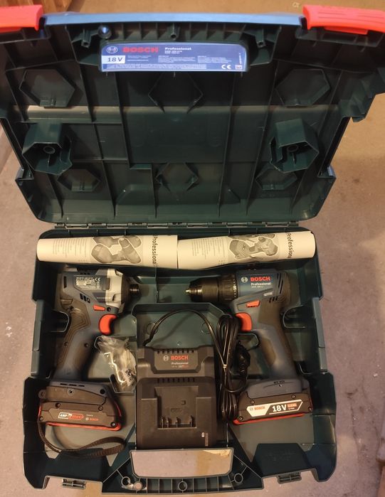 Zestaw wkrętarka i zakrętarka bosch