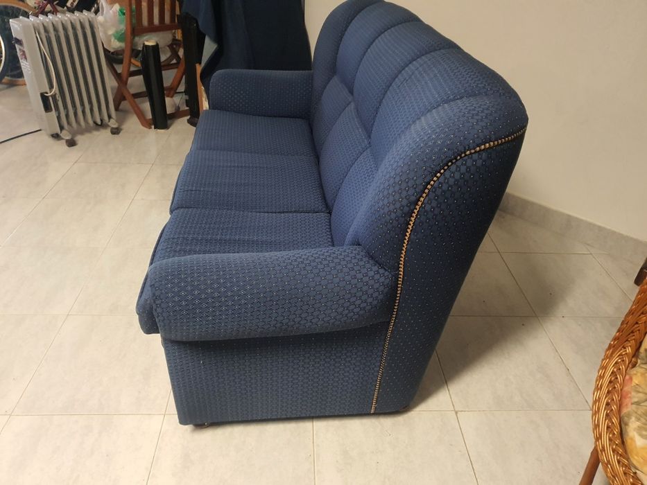 Conjunto de 2 Sofás em tecido
