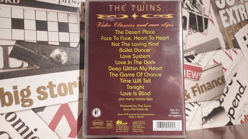 The Twins - Video Classics And Rare Clips na DVD