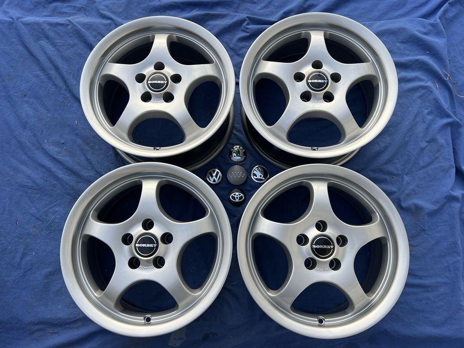 BORBET r15 5x100 VW Volkswagen Skoda Seat Audi Toyota Subaru Chrysler