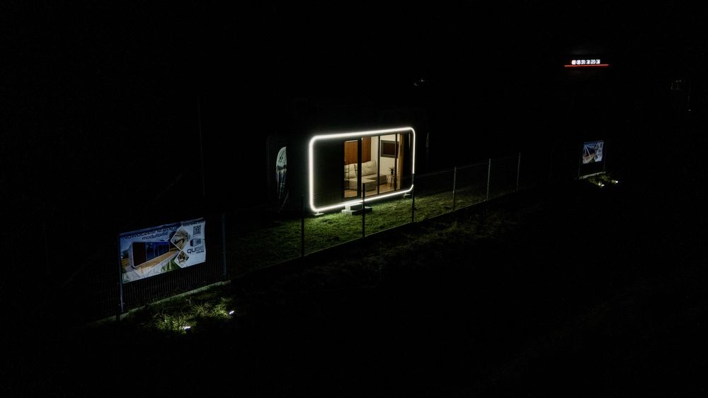 Nowoczesny domek letniskowy , modułowy, mobilny, kontenerowy