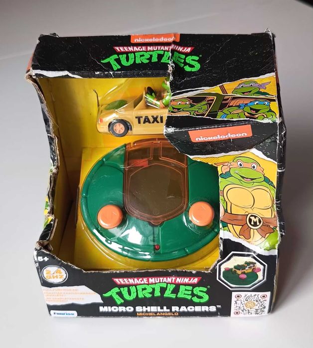 Wojownicze Żółwie Ninja samochodzik zdalnie sterowany Michelangelo.