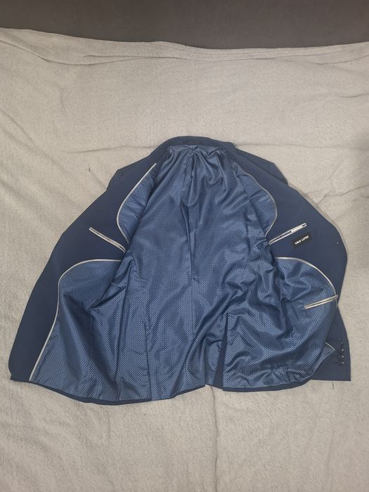 Granatowy Garnitur Niko Lepre M/L