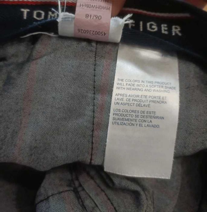Tommy Hilfiger granatowe chinosy W30L30