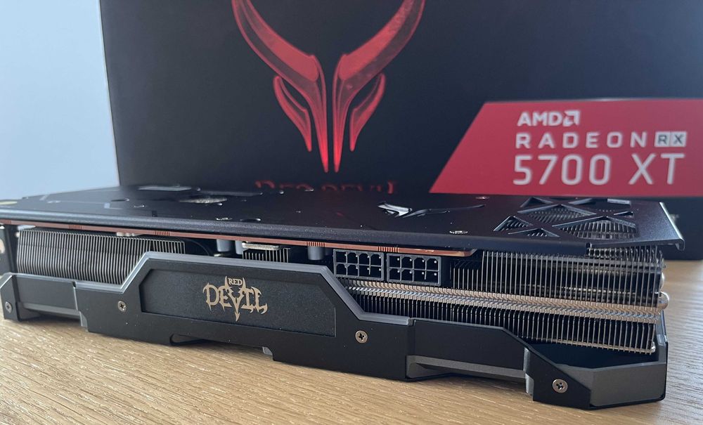 中古品　Red Devil Radeon RX 5700XT 8GB Red Devil Radeon RX 5700XT 8GB 中古品 RED DEVIL POWER COLOR