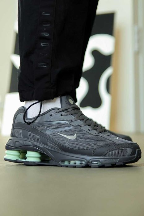 Мужские кроссовки Nike Shox Ride 2 Anthracite/Jade Horizon-Iron Grey.