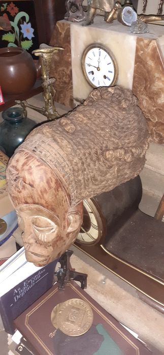 Máscara Africana Angola tribal antiga
