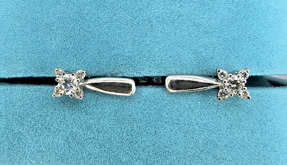 Сережки с бриллиантами 0.48ct