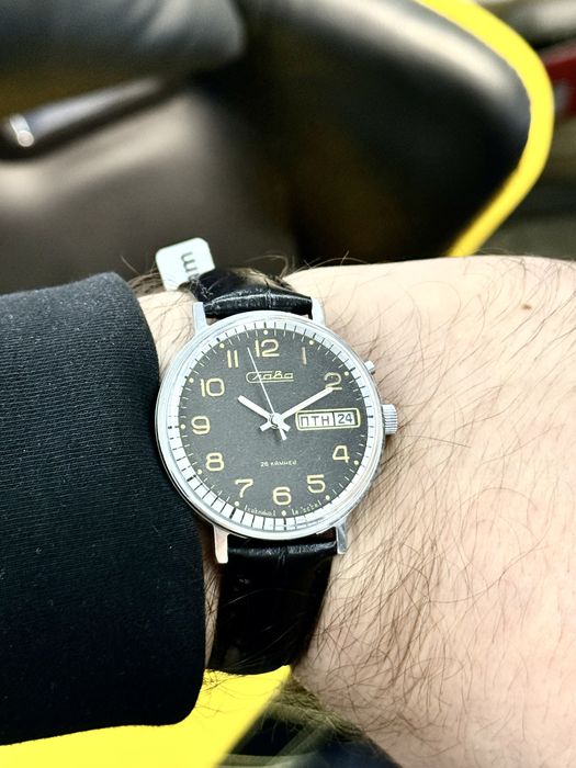 Годинник Слава механіка Watch Slava часы ракета восток полет