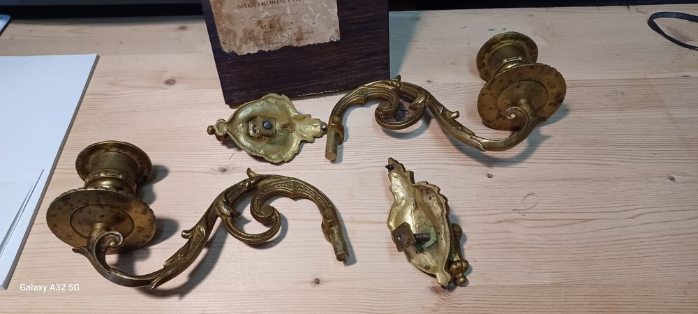 Acessórios de piano Séc XIX