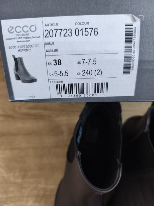 Buty Ecco Shape Sculpted  Motion 55, rozmiar 38, dł. 25,1 cm