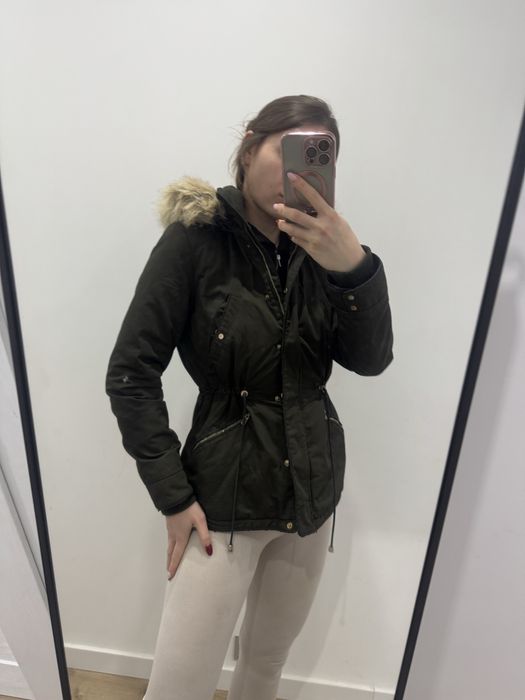Kurtuka zielona khaki zara