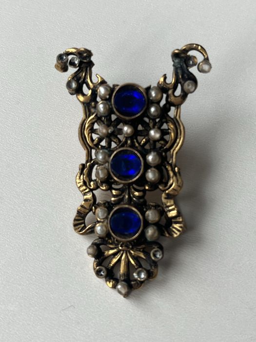 Broszka styl wiktorianski piekna