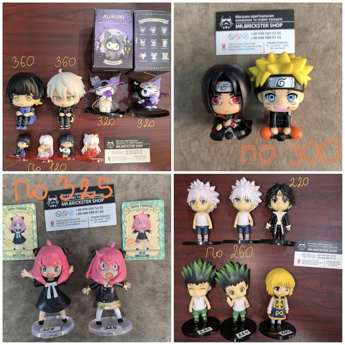 Фигурки аниме статуэтка Блю Лок Магическая Битва Фрирен  Наруто ДжоДжо