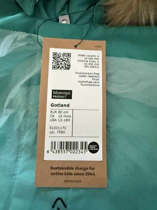 Kombinezon zimowy Reima Gotland 80