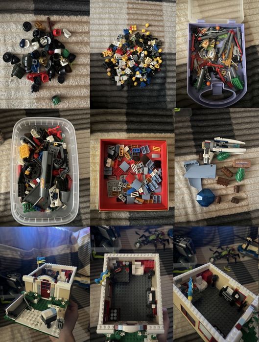 Конструктор Lego, детали лего, минифигурки лего, машини лего