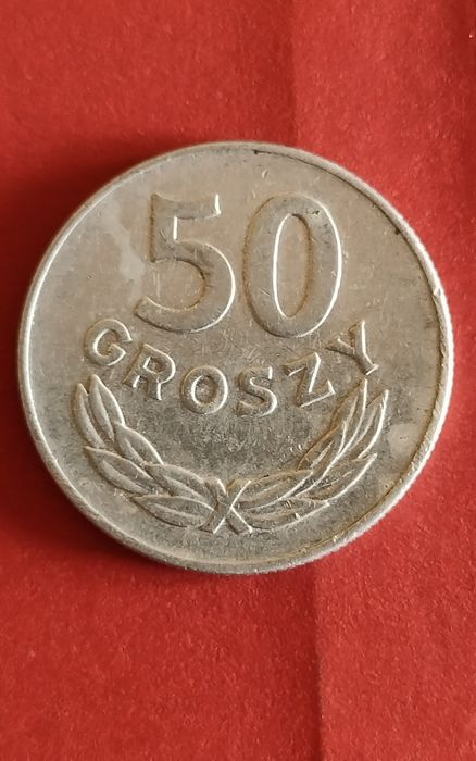 50 groszy 1976, brak znaku mennicy
