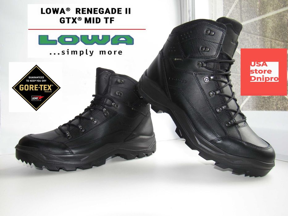 Мембранные трекинговые ботинки Lowa Renegade 2 GTХ Mid TF р. 46 (30см)