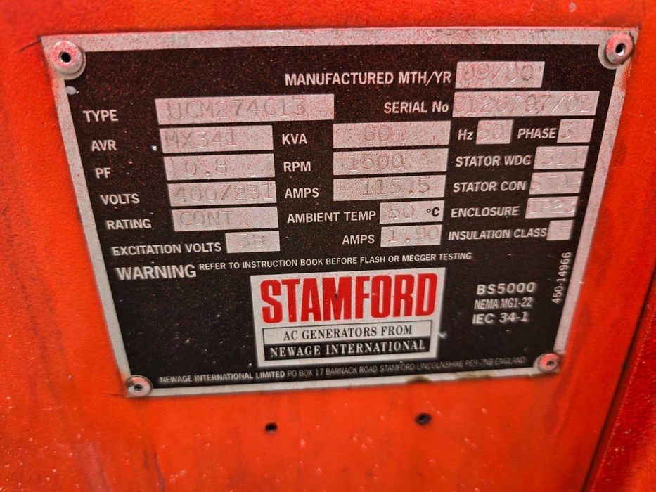 Дизельний генератор  80 kwa