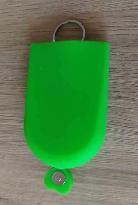 Nowe silikonowe etui na klucze Jelly Wonderland, kolor Zielony.