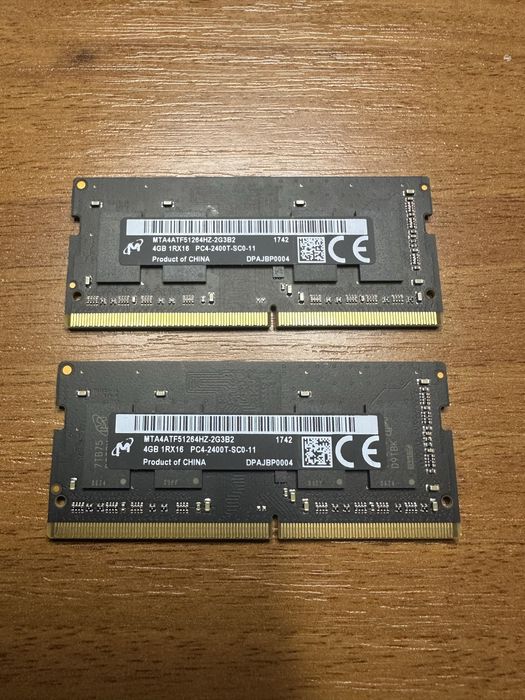 Оперативна пам'ять Micron DDR4 SO-DIMM 4GB 2400MHz