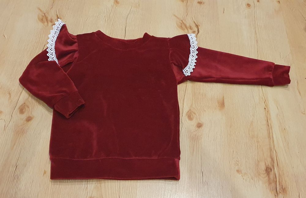 Nowa bluza welurowa