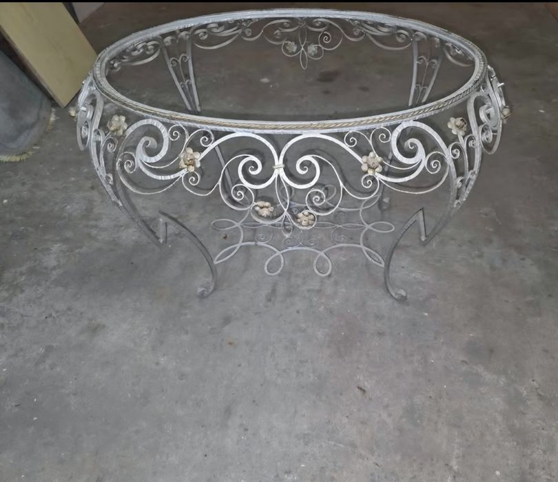 Vendo mesa ferro forjado