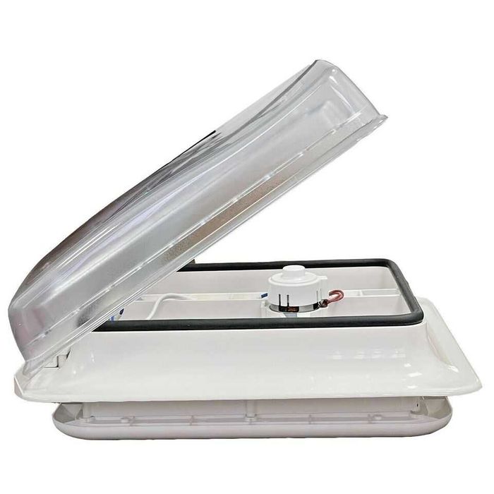 Clarabóia Carbest Cristal c/ventilador (28×28)(Autocaravana/Campervan)