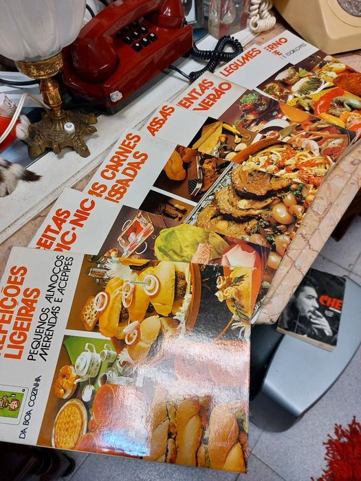 Conjunto de 8 livros de receitas "Os Trunfos da boa cozinha"  

V