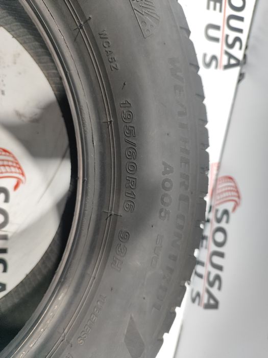 2 pneus semi novos 195-60R16 Bridgestone - Oferta da entrega 90 Euros