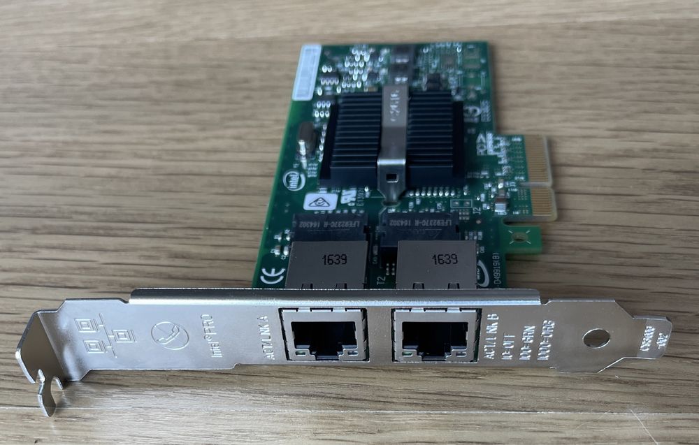 INTEL Pro/1000 PT Dual Port