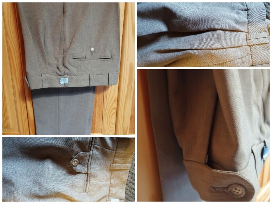 Jasne eleganckie spodnie garniturowe