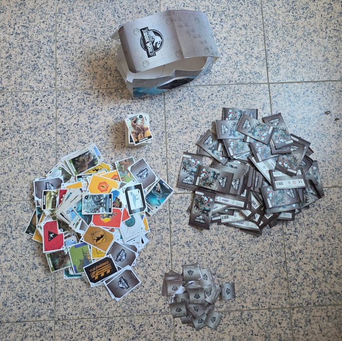 Coleção Jurassic Word Cromos e Cartas ver Fotos