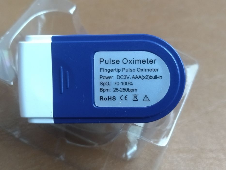 Oxímetro Digital de Dedo - Novo e testado