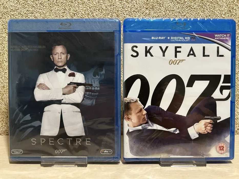 Blu-ray диски Amaray  007 (Д.Бонд) Д.Крейг / Миссия: невыполнима 3-6