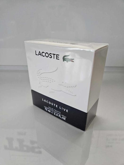 (Oryginał) Lacoste L!VE 75ml (Możliwy Odbiór osobisty)