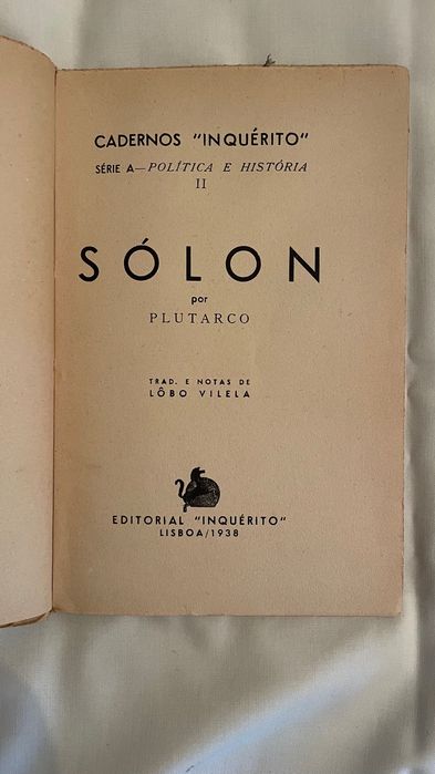 Livro Sólon "Inquérito"