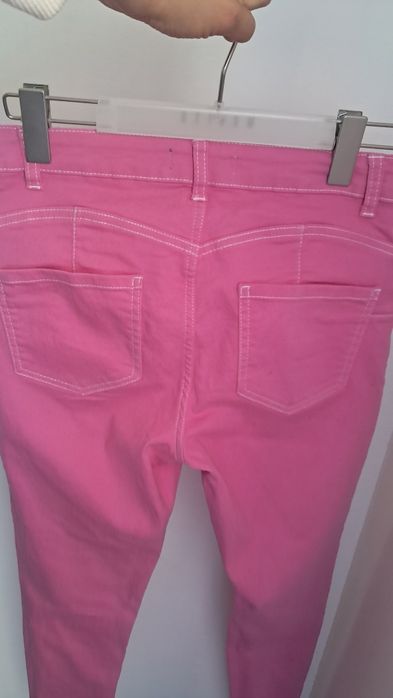 Różowe spodnie damskie L