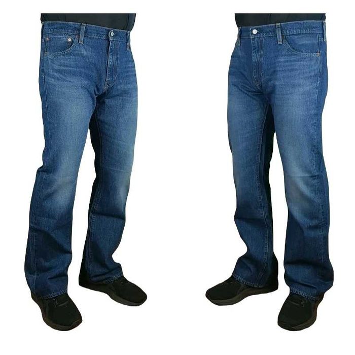 Męskie jeansy Levi's 527 -Slim Bootcut nowe oryg. Levisy grube W38/L32