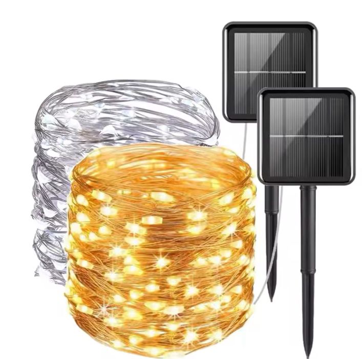 22м 220led Гірлянда Крапля роси на сонячній батареї
