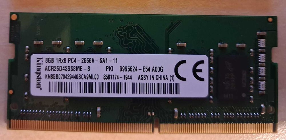 Pamięć RAM 8GB DDR4 SO-DIMM 2666MHz