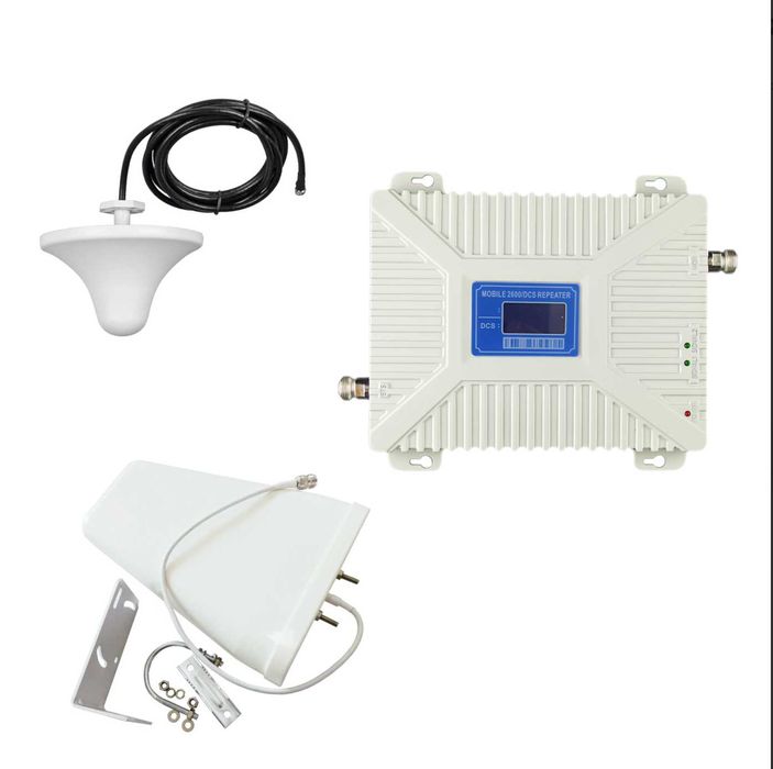 Комплект GSM репітер Aspor підсилювач зв'язку 900/1800/2100 МГц