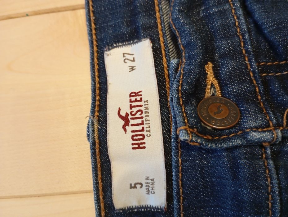 Krótkie spodenki dziewczęce jak nowe jeansowe dżins